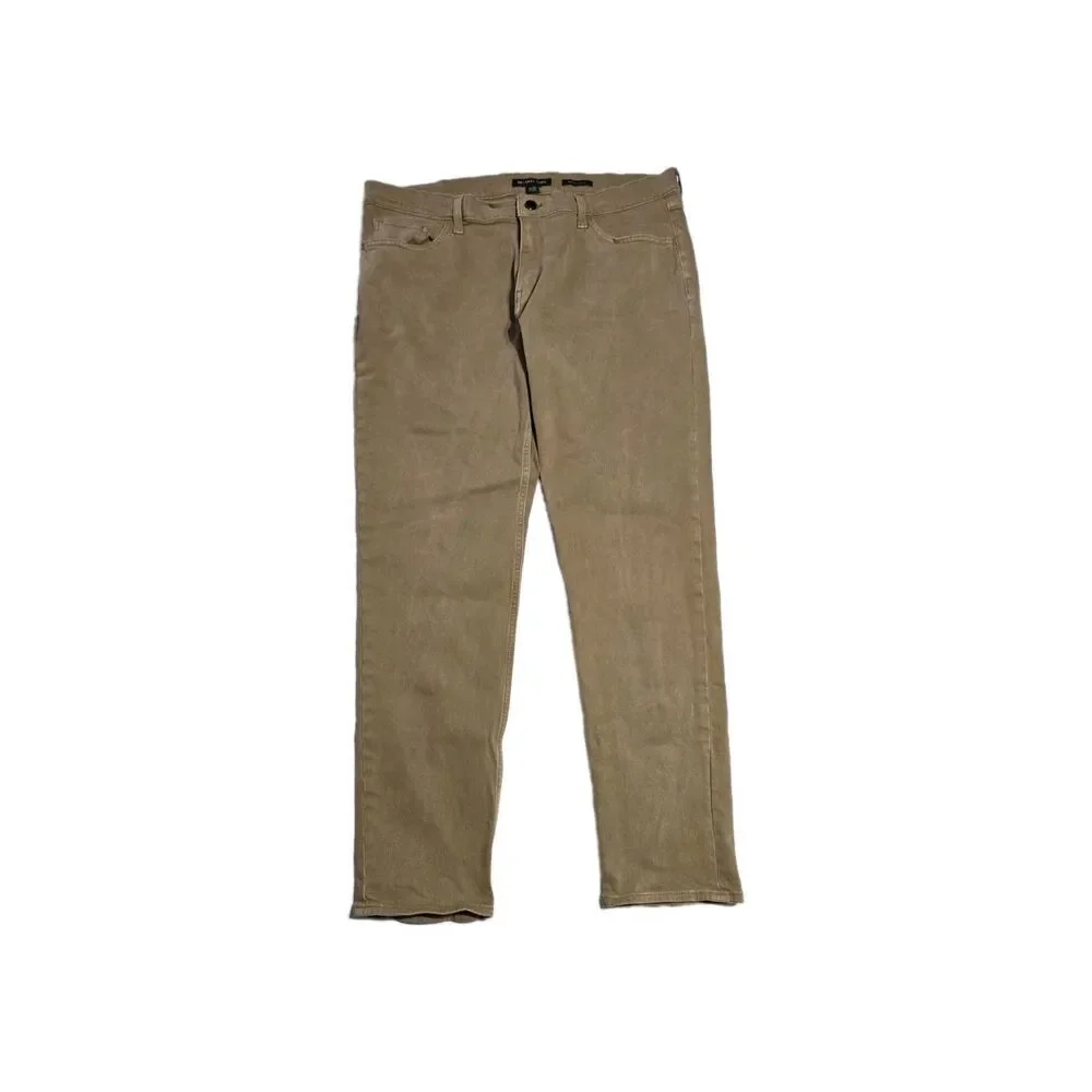 Michael Kors Parker Slim Fit Khaki Tan Chino Pants Men's Size 36x32